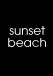 sunset